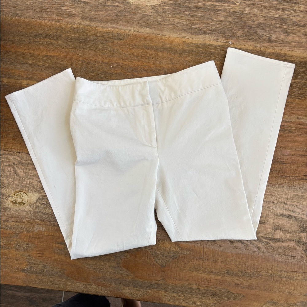 Veronica Beard Stretch Cotton atwill Trousers size 2